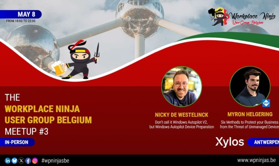 Join us for our third meetup at Xylos Antwerp!