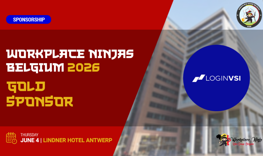 Announcing Login VSI as Gold Sponsor for Workplace Ninjas Belgium 2026